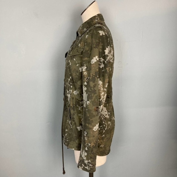 AEROPOSTALE Camouflaged Military Style Utility Jacket Shacket 100% cotton Size S - Picture 6 of 11
